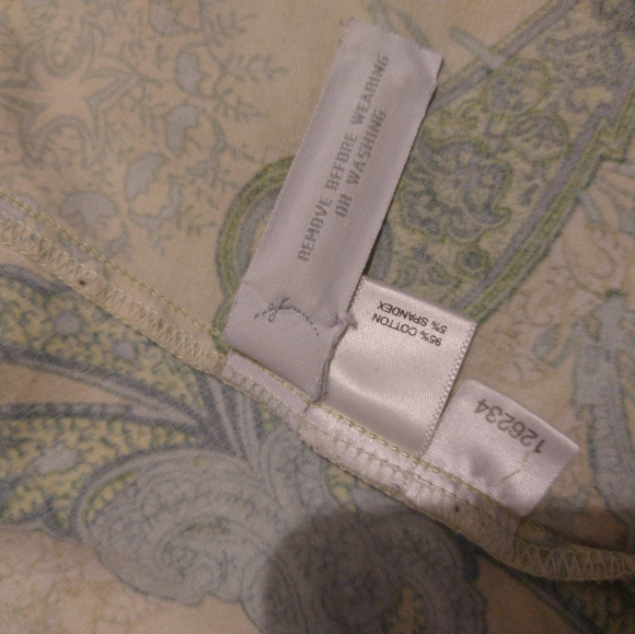 COPY - Yellow, blue and green button down shirt - Picture 9 of 10